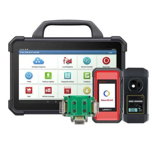 2025 LAUNCH X431 PAD VII Elite & X-Prog 3 GIII with MCU3 Adapter – Advanced Diagnostic, Immobilizer & Key Programming Bundle + FREE CRP123X