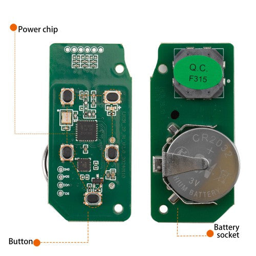 Lonsdor Specific Smart Key for 2015-2018 Land Rover Jaguar 5 Buttons 315MHz/433MHz