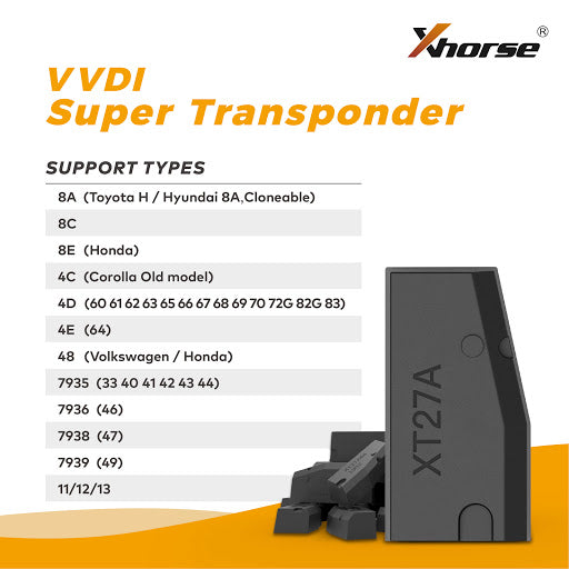 Xhorse XT27 VVDI Super Chips Transponder (200PCS)