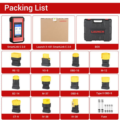 Launch X431 SmartLink C 2.0 Heavy Duty Truck Module For X431 V+ V5.0 / Pro3 APEX ACE / PRO3S+ V5.0