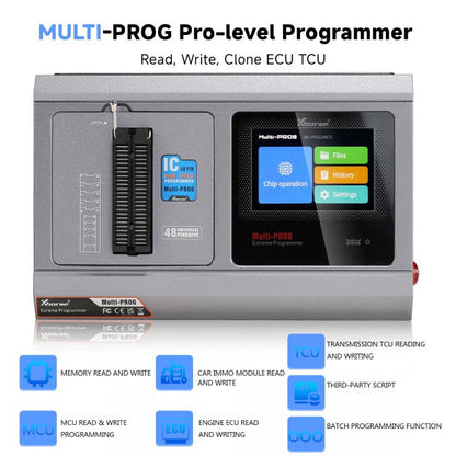 Xhorse Multi-Prog ECU Programmer Multi prog Global Version Support ECU TCU Models Free MQB48 Authorization