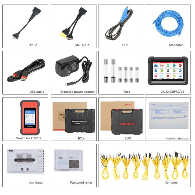 Launch X431 V+ SmartLink HD Heavy Duty Truck Diagnostic Tool