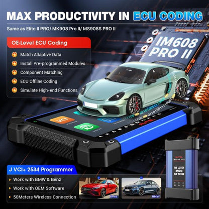2025 Autel MaxiIM IM608 PRO II (Autel IM608 II) Full Kit Plus IMKPA Accessories with Free G-Box3 APB112 Get 2pcs Free Otofix Smart Key Watches