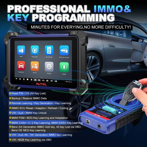 2025 Autel MaxiIM IM608 PRO II (Autel IM608 II) Full Kit Plus IMKPA Accessories with Free G-Box3 APB112 Get 2pcs Free Otofix Smart Key Watches
