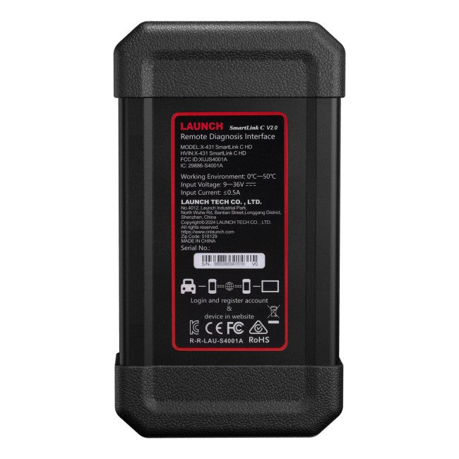 Launch X431 SmartLink C 2.0 Heavy Duty Truck Module For X431 V+ V5.0 / Pro3 APEX ACE / PRO3S+ V5.0