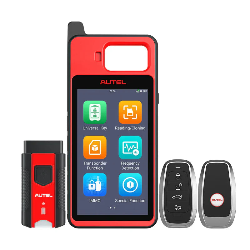 Autel MaxiIM KM100X Universal Key Generator Kit丨Key Fob Programmer for Transponder & Key Creation and IMMO Learning丨2 Free IKeys
